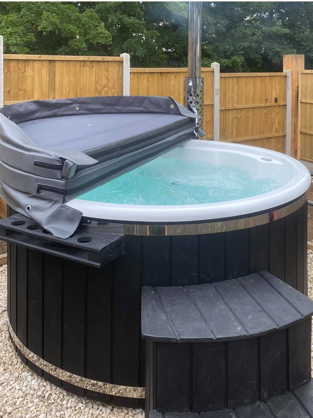 Runder Hot Tub (WPC) 200 cm