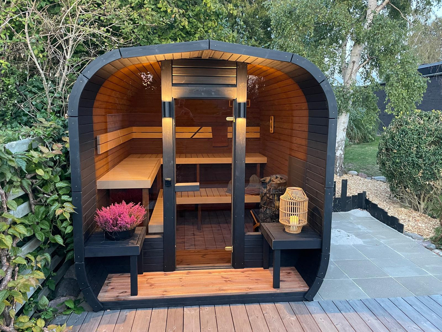 Cube-Sauna inkl. Holzofen