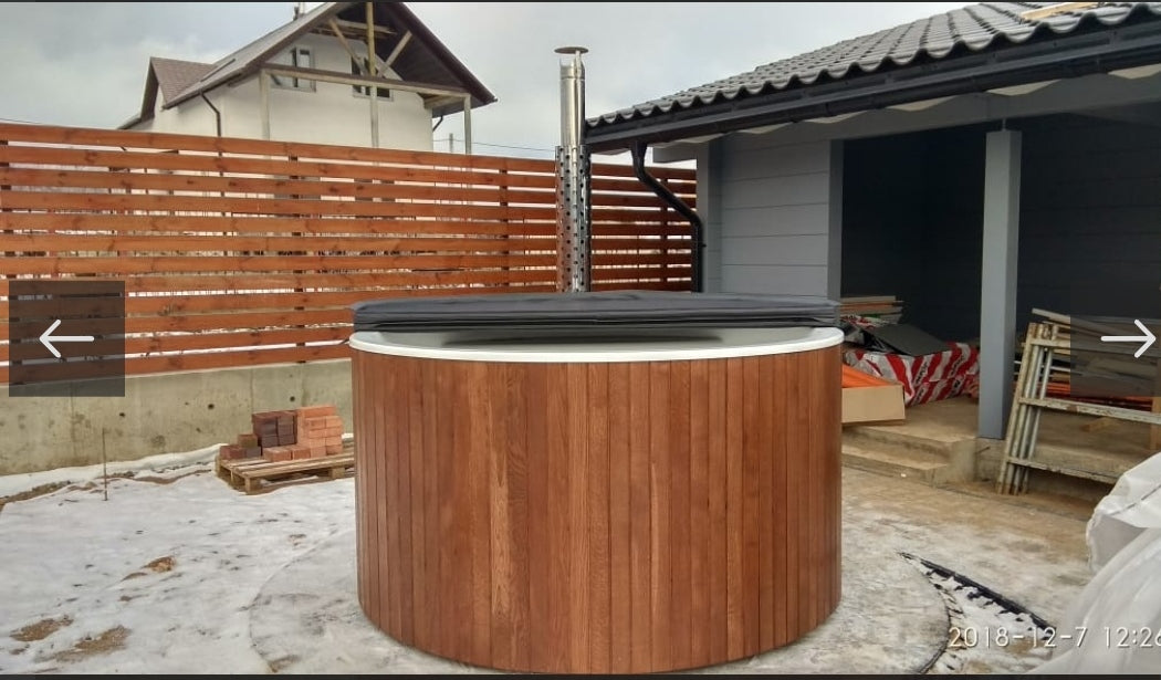 Runder Hot Tub (WPC) 200 cm